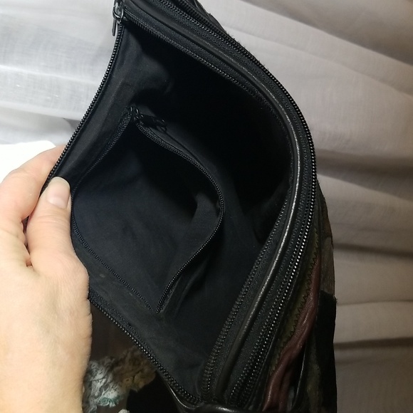 Vintage Suede patchwork handbag - Picture 7 of 7